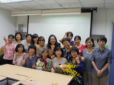 20150622 楊芳枝、游素玲主任交接、劉靜珍退休合影